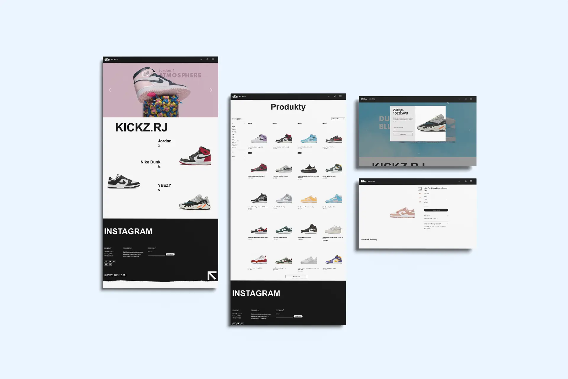 KICKZ.RJ Web design